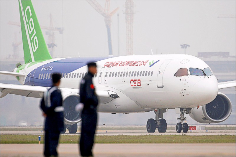 關鍵零件依賴美企 中國造飛機計畫遇亂流